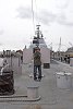 Это просто военный корабль времён Второй Мировой Войны.